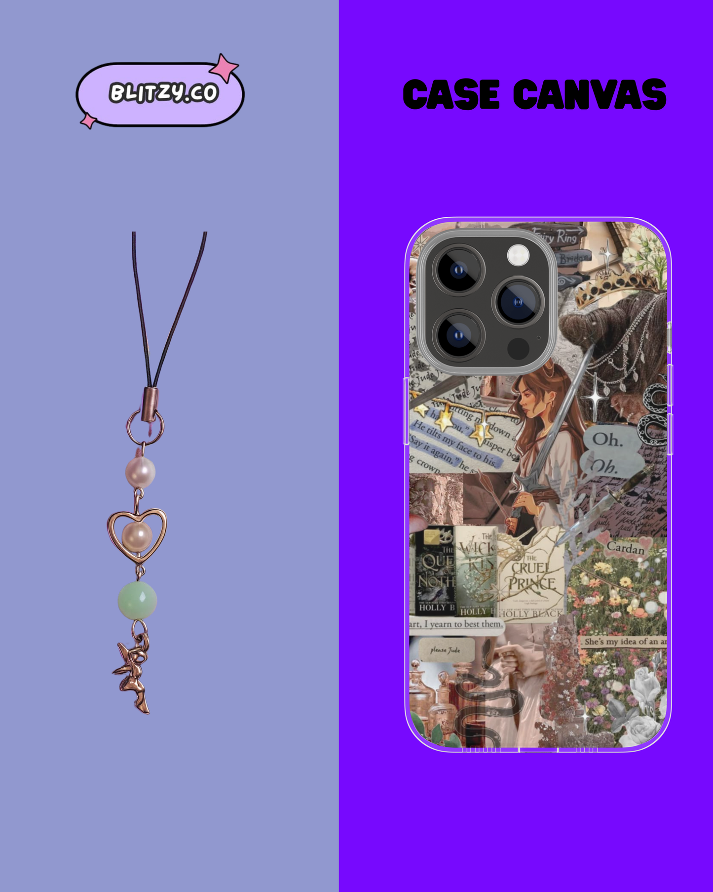 Fairy Dust Inspired Phone Case & Charm