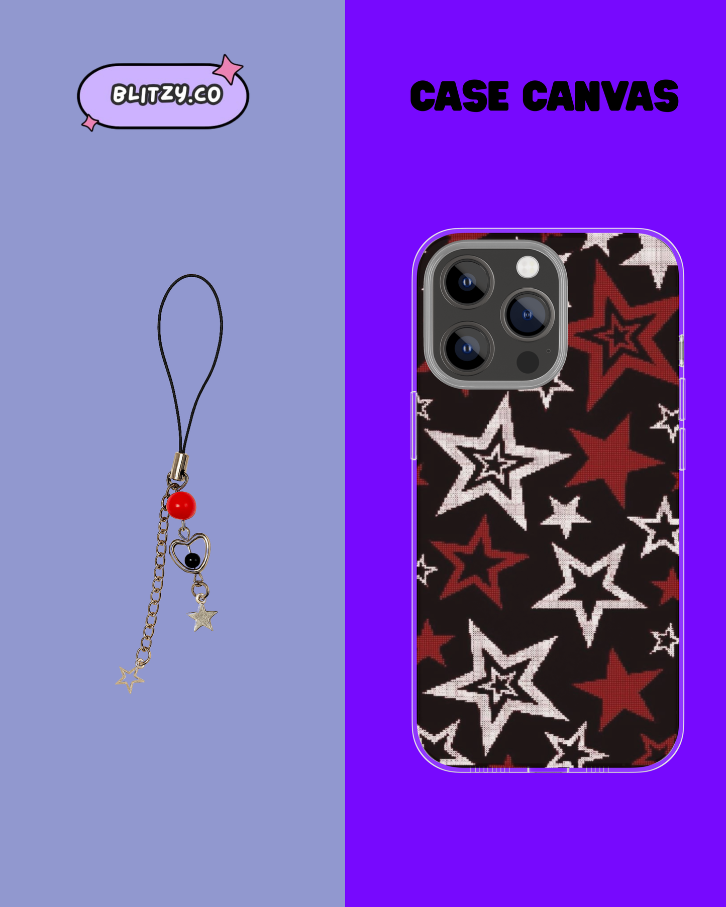 Star Girl Themed Phone Case & Charm