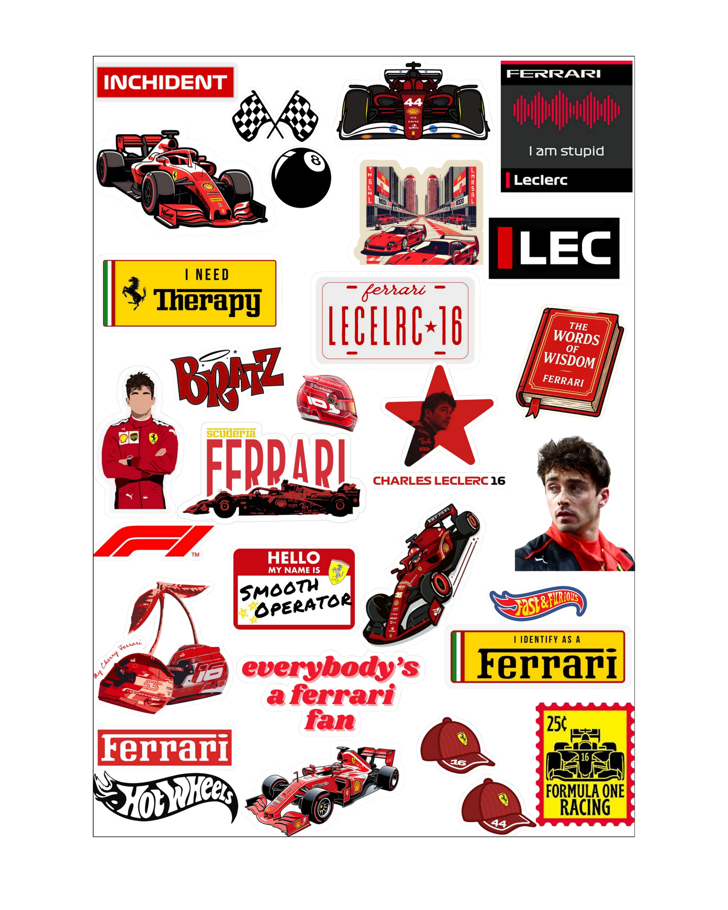 Cars & Cats Stickers