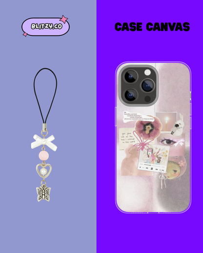 Coquette Themed Phone Case & Charm