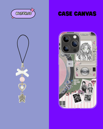Coquette Themed Phone Case & Charm