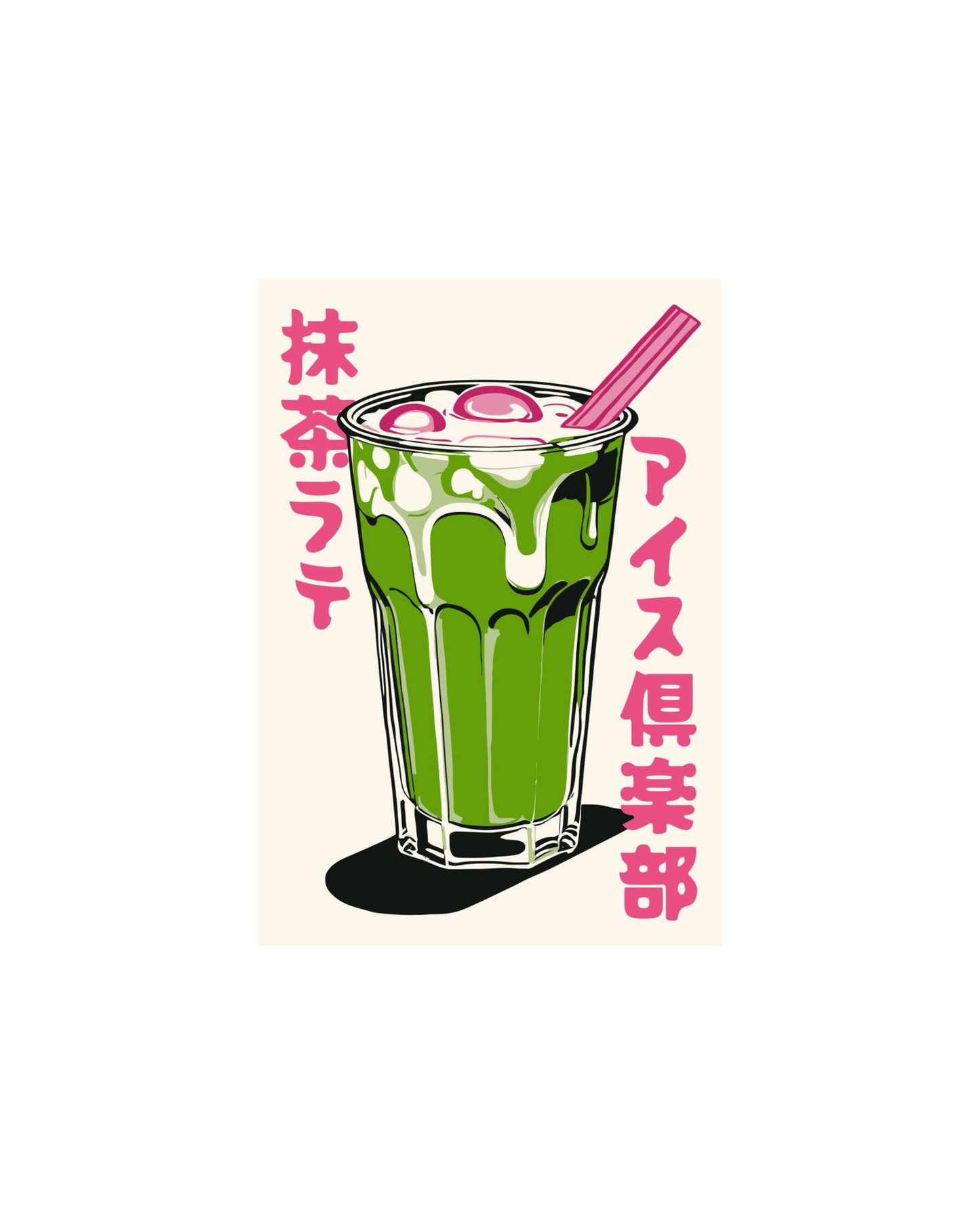 Matcha Girl Themed Posters