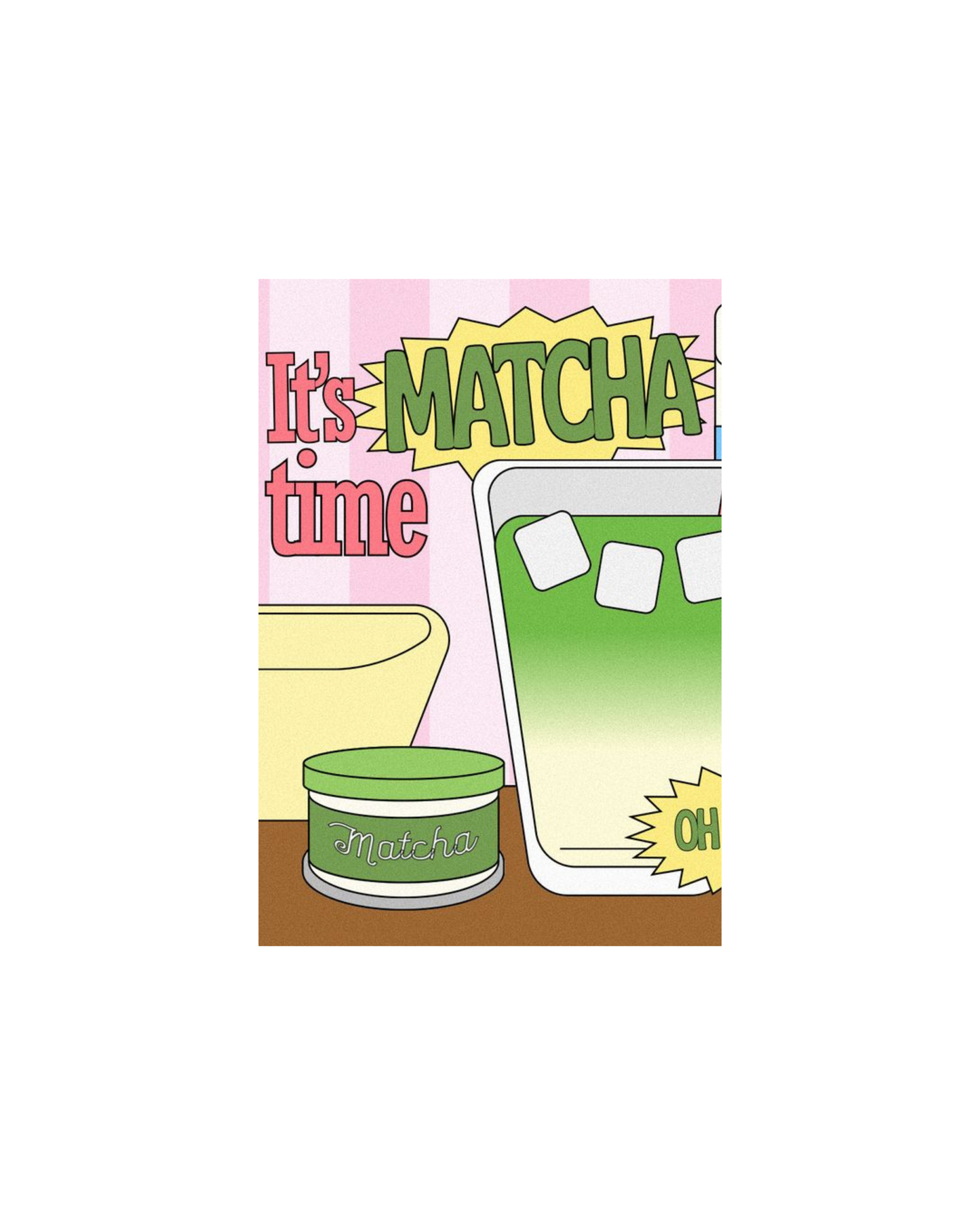 Matcha Girl Themed Posters