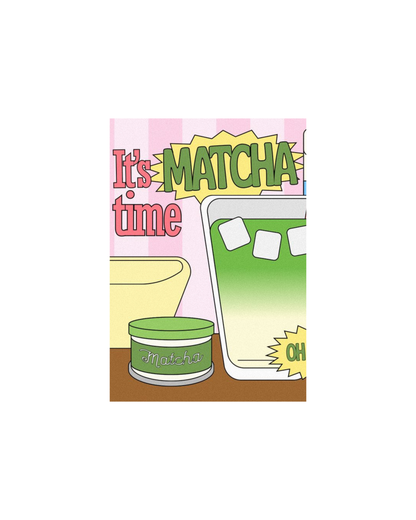 Matcha Girl Themed Posters