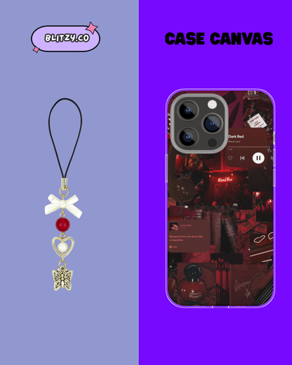 Coquette Themed Phone Case & Charm