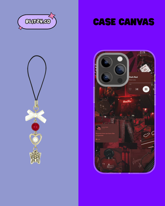 Coquette Themed Phone Case & Charm