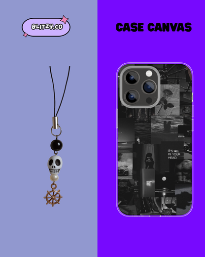 Shatter-me inspired Phone Case & charm