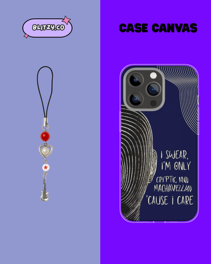 Rockstar Rebel Themed Phone Case & Charm