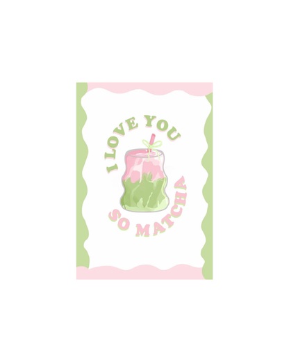 Matcha Girl Themed Posters