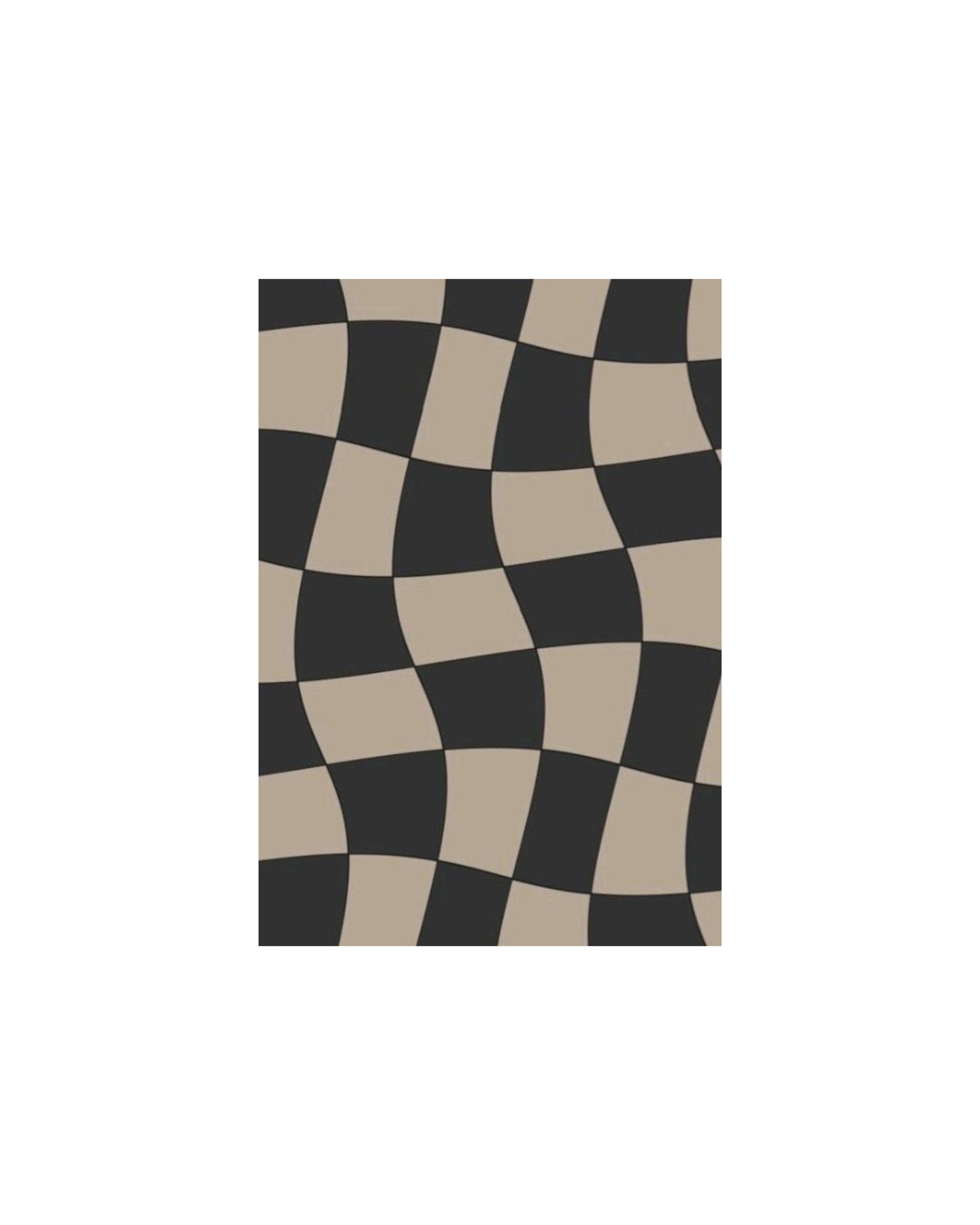 Aesthetic Checkered Themed Posters