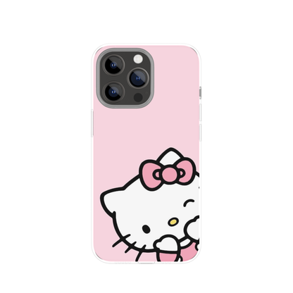 Hello kitty Themed Glossy Phone Case