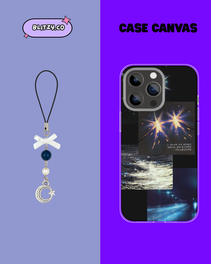Celestial dreams Themed Phone Case & Charm
