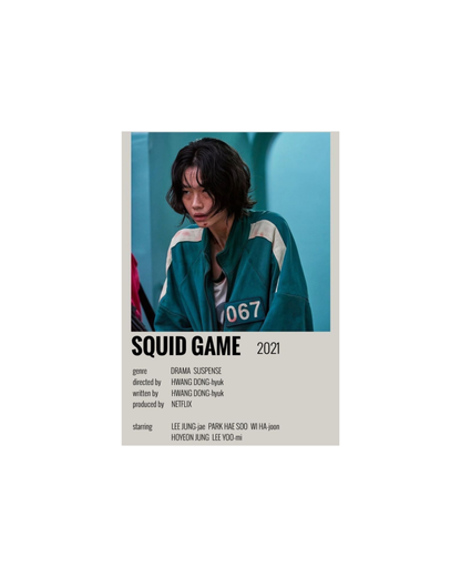 Squid Game Themed Posters