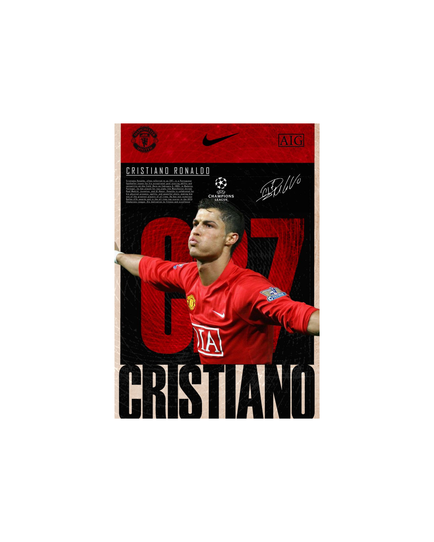 Cristiano Ronaldo Themed Posters