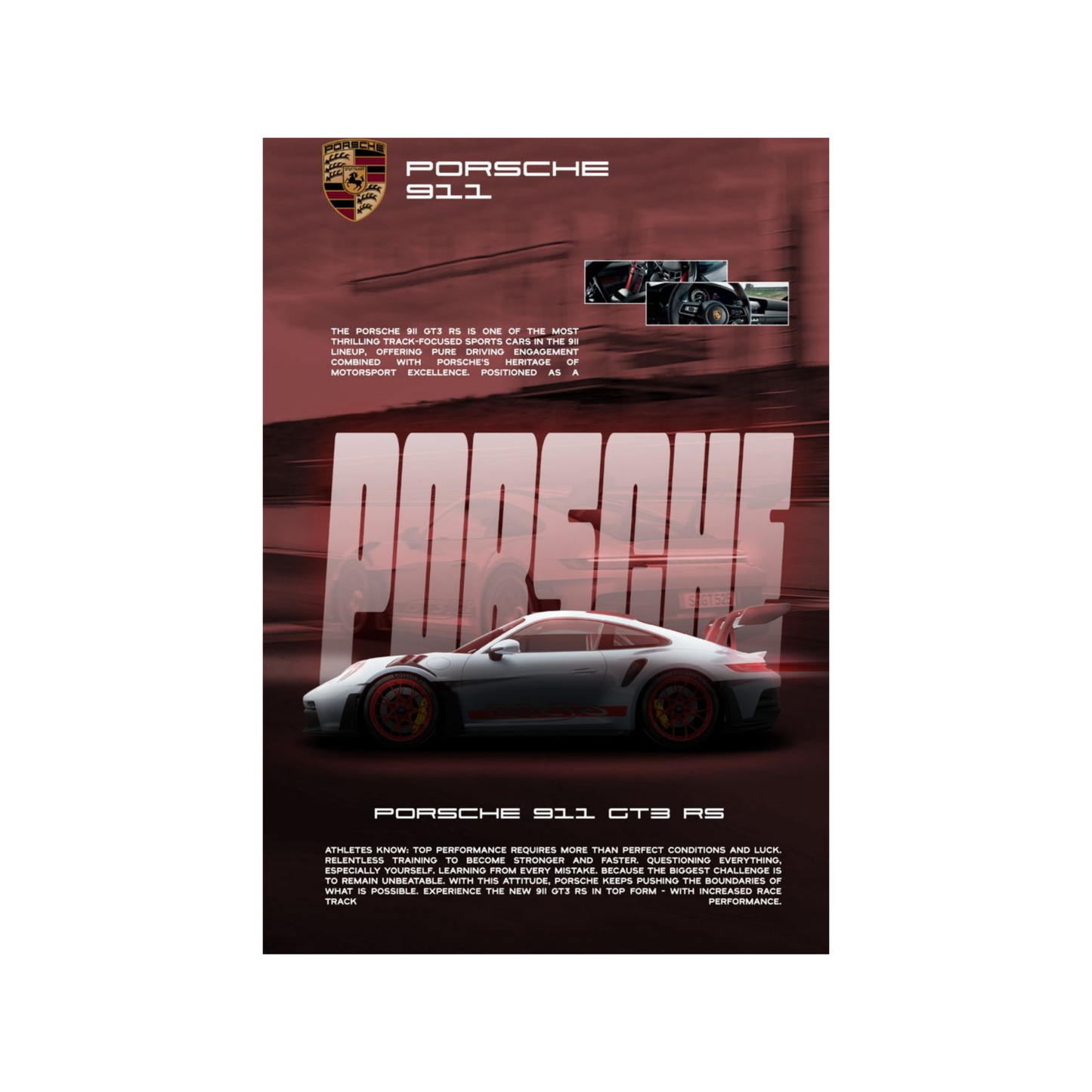 Porsche Themed Car Posters