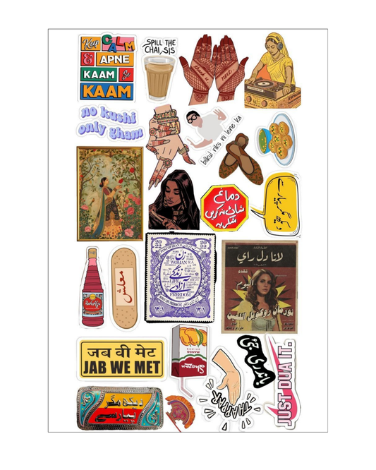 Pakistani Cultured Themed Stickers