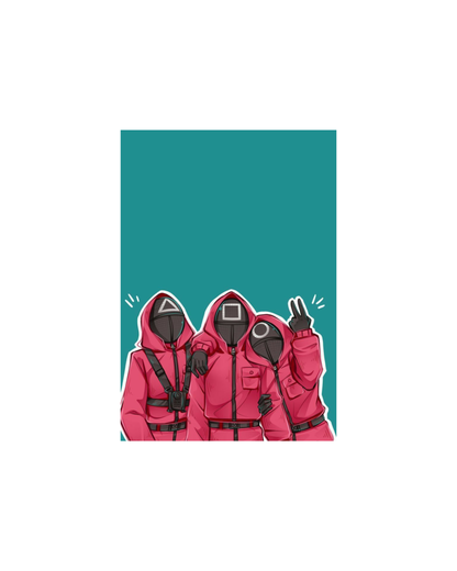 Squid Game Themed Posters