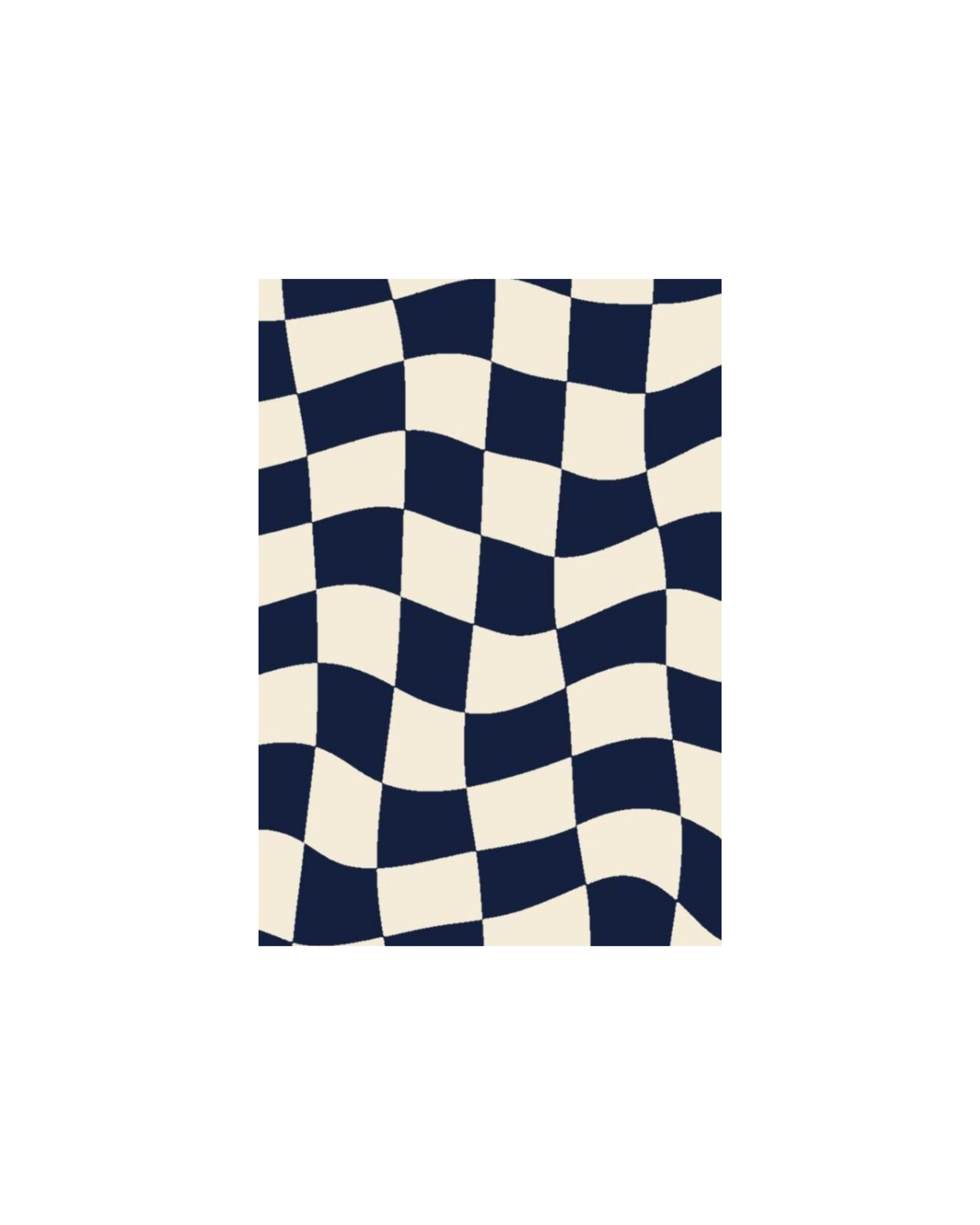 Aesthetic Checkered Themed Posters