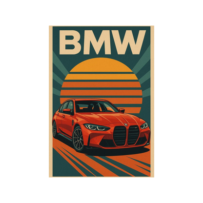 BMW Themed Car Posters - Vol I