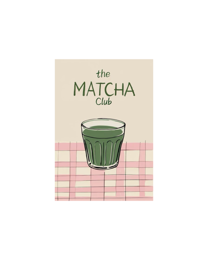 Matcha Girl Themed Posters