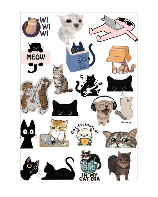 Cats Themed Stickers