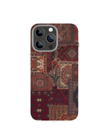 Red Arabic Carpet Themed Phone Case
