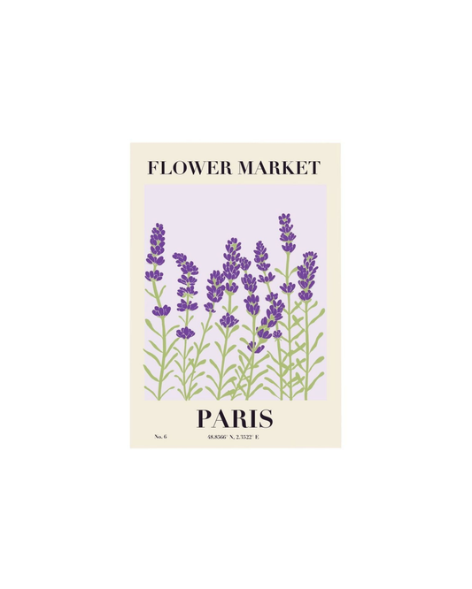 Aesthetic Flower Market Themed Posters