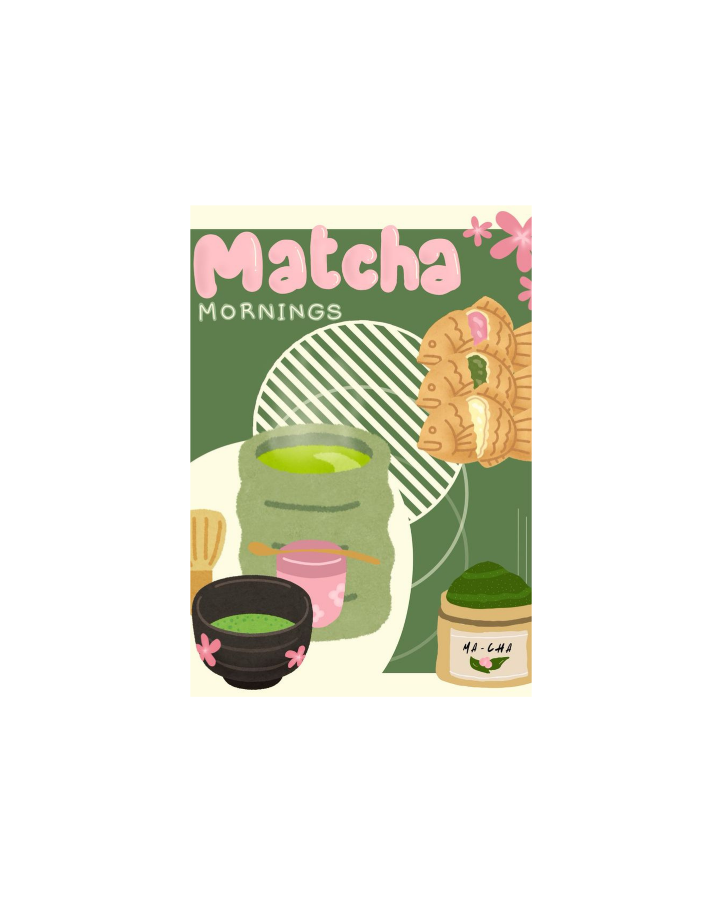 Matcha Girl Themed Posters