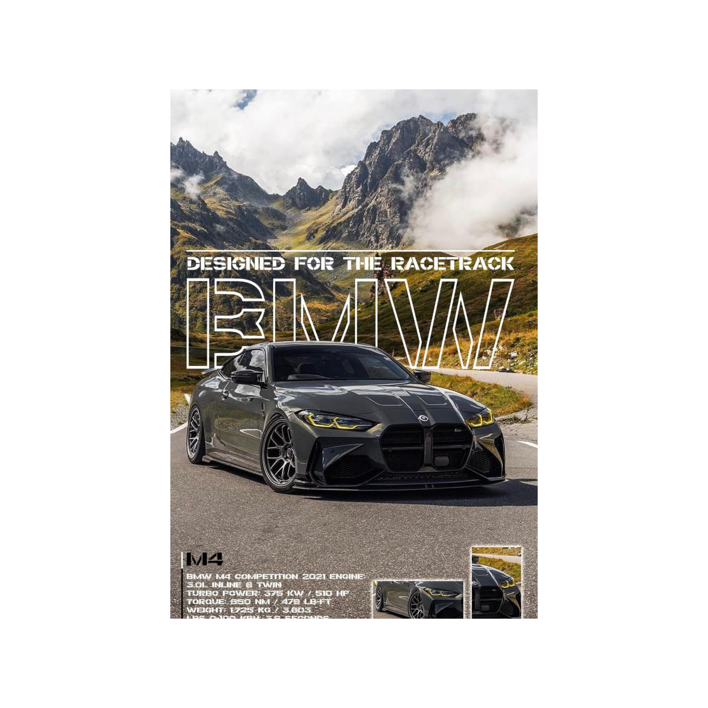 BMW Themed Car Posters - Vol I