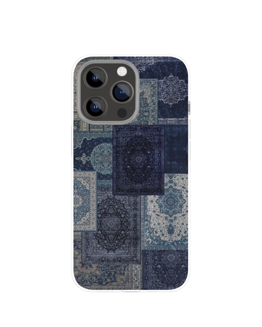 Blue Arabic Carpet Themed Phone Case