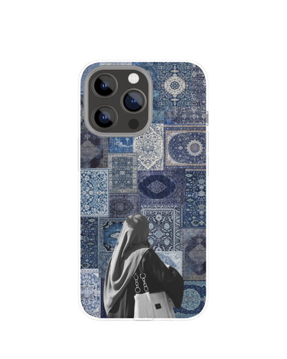 Blue Arabic Carpet Themed Phone Case