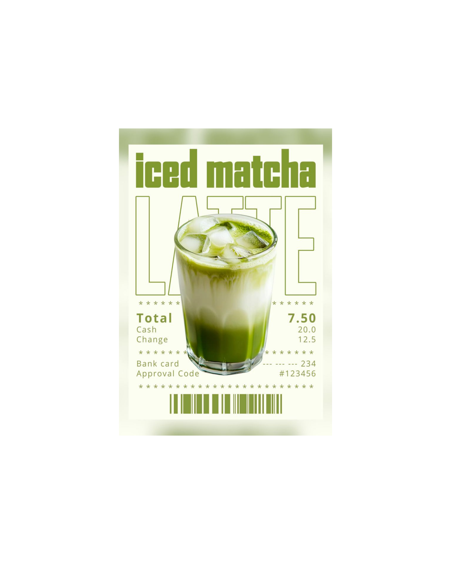 Matcha Girl Themed Posters
