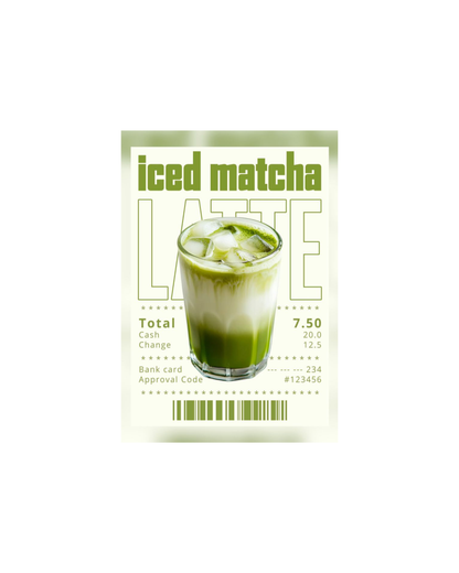 Matcha Girl Themed Posters