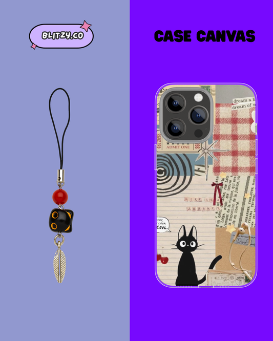 Meow Majesty Themed Phone Case & Charm