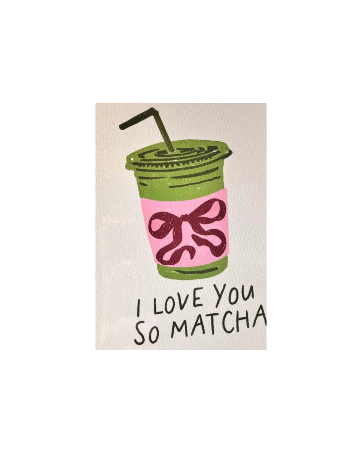 Matcha Girl Themed Posters