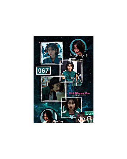 Squid Game Themed Posters