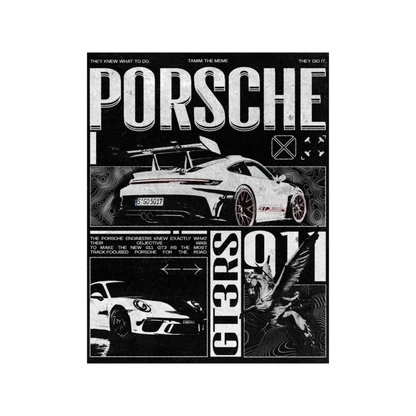 Porsche Themed Car Posters