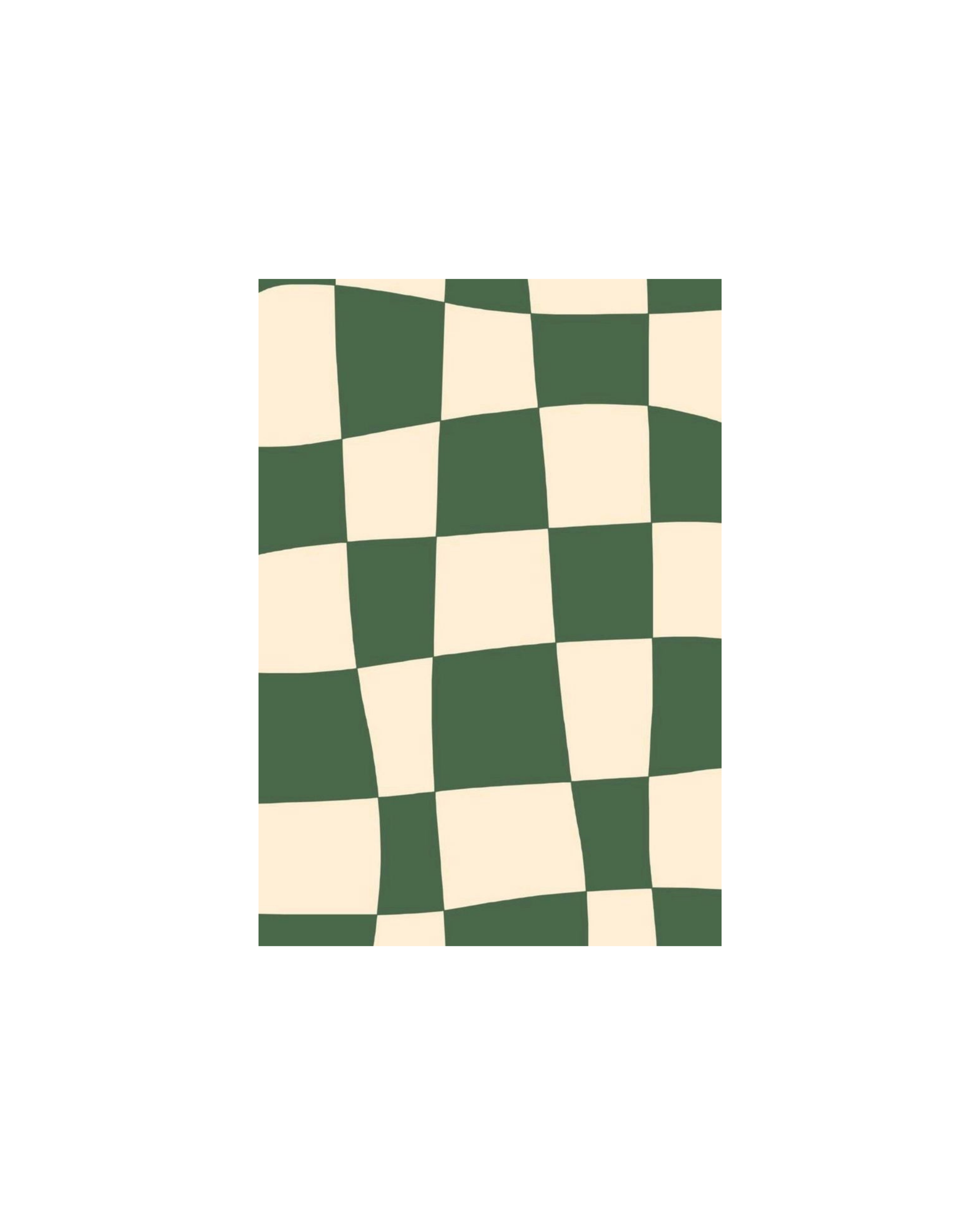 Aesthetic Checkered Themed Posters