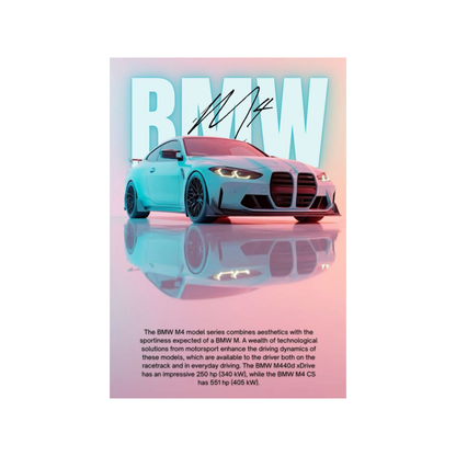 Bmw Themed Car Posters - Vol II