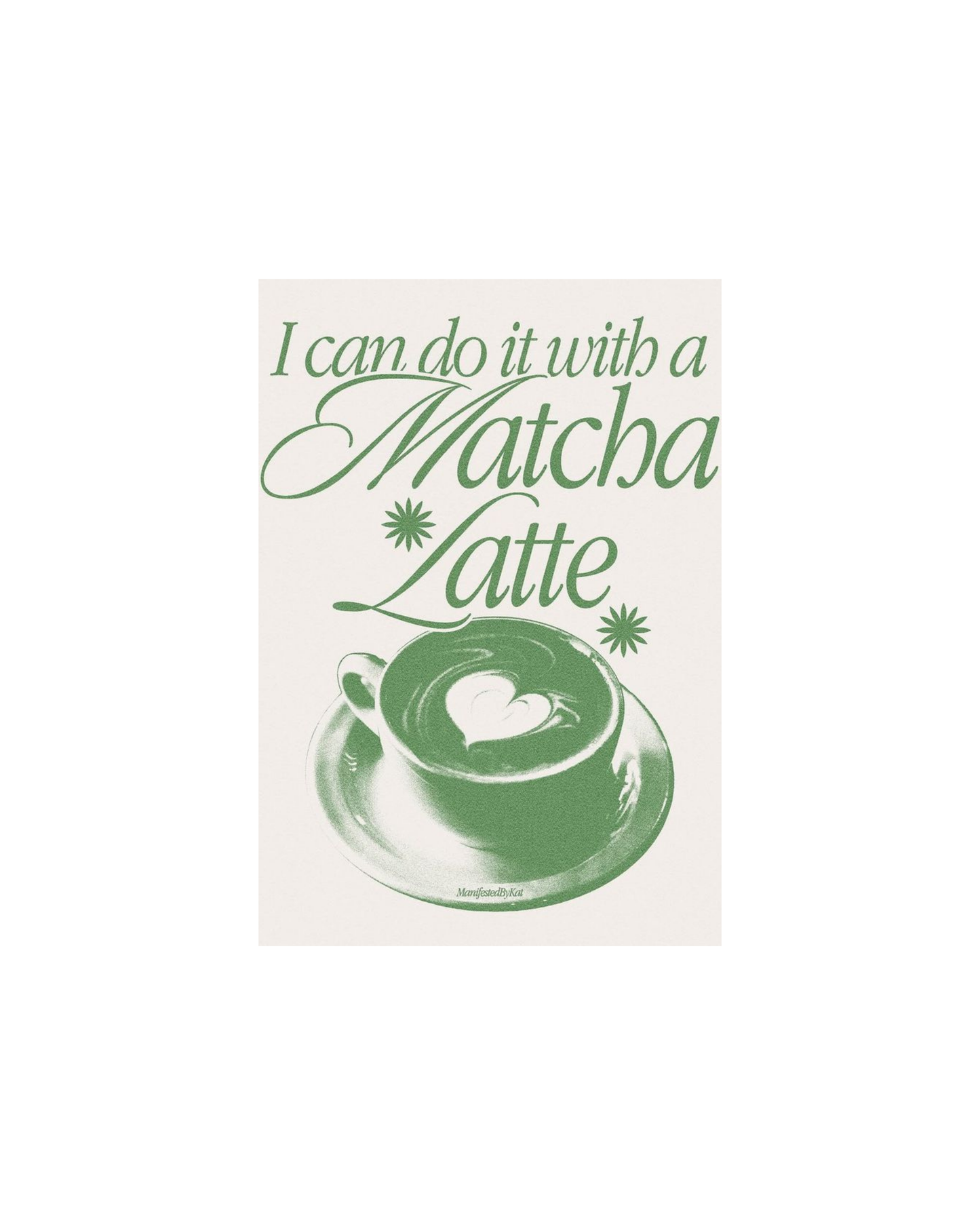 Matcha Girl Themed Posters