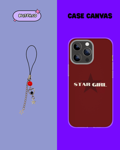 Star Girl Themed Phone Case & Charm