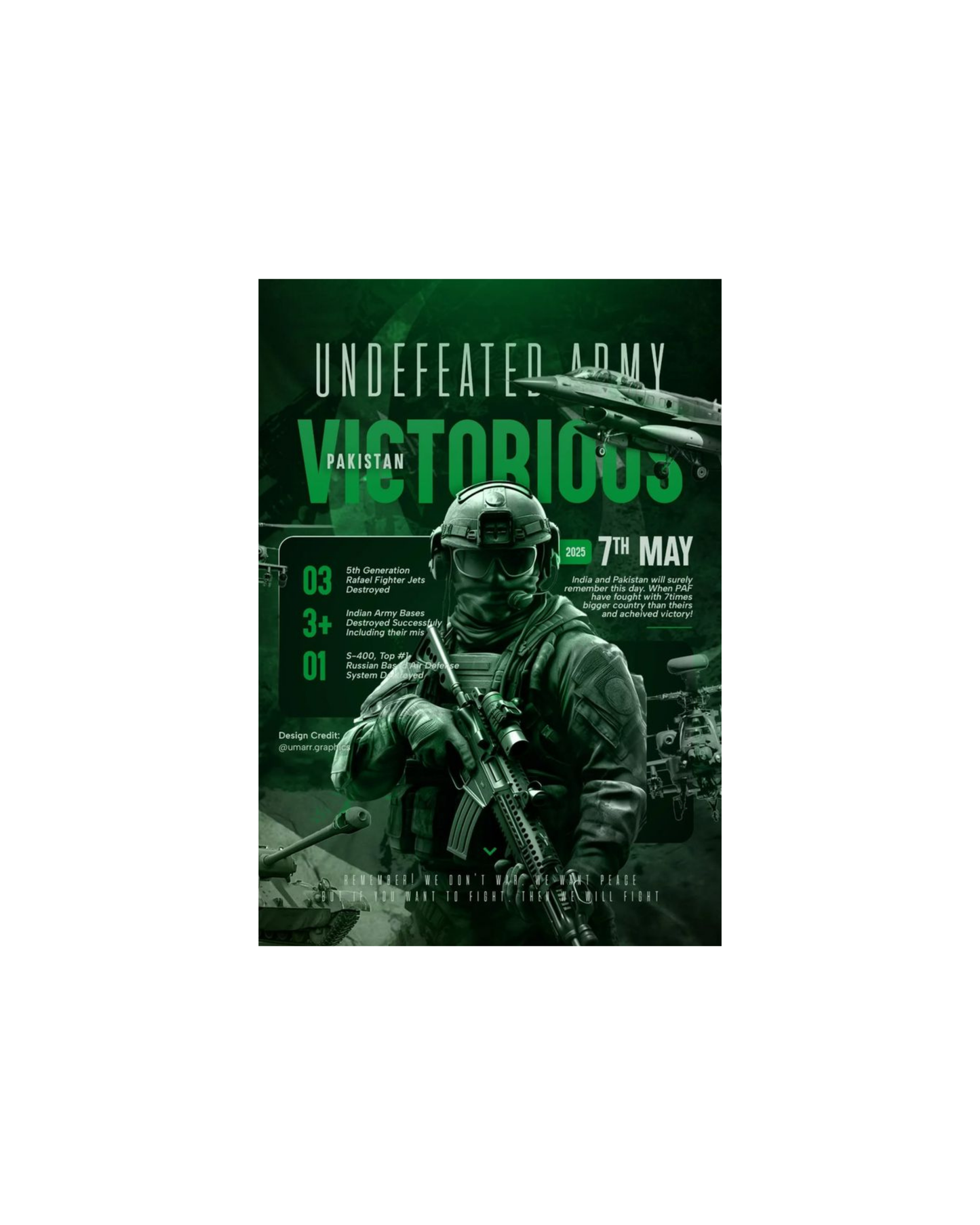 Pak Army Themed Posters