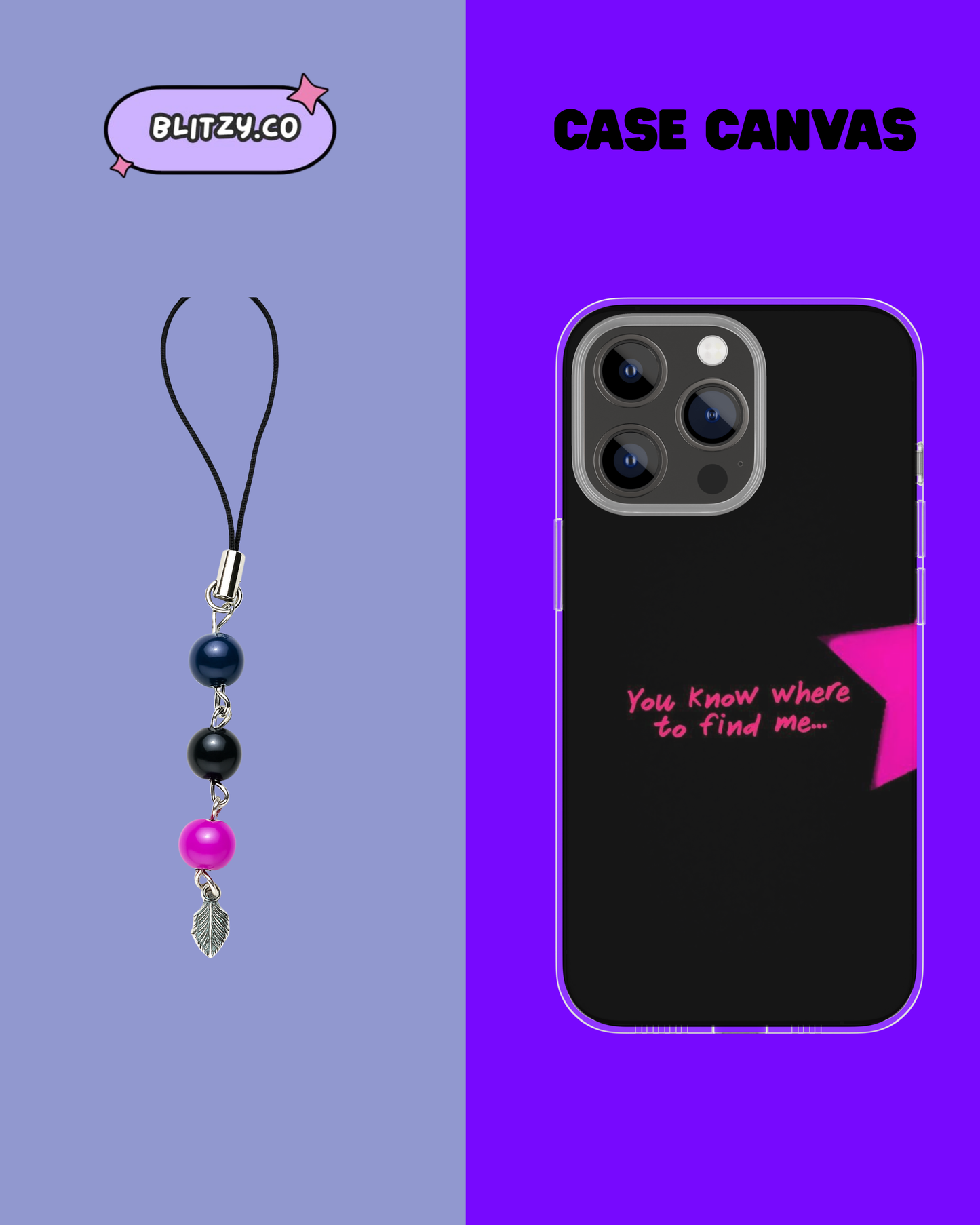 Tv Girl Themed Phone Case & Charm