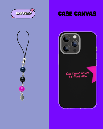 Tv Girl Themed Phone Case & Charm