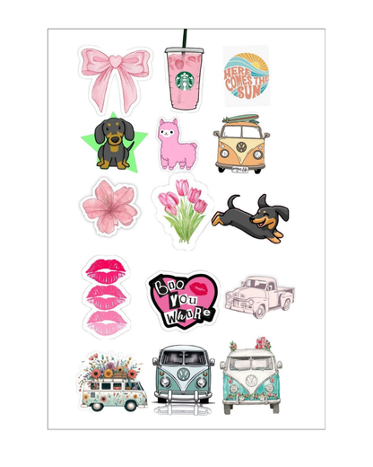 Cozy Girly Stickers