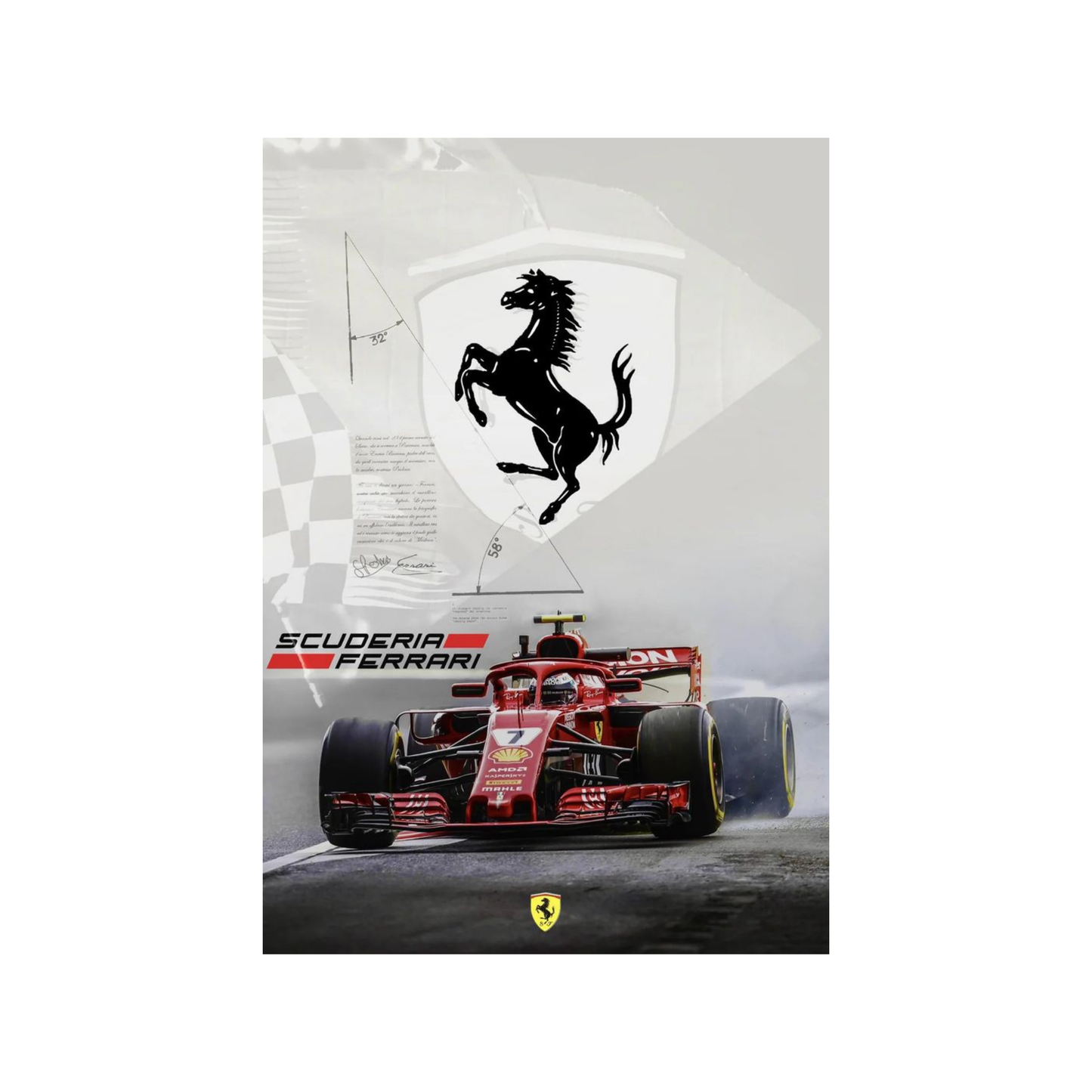 Ferrari Themed Posters - Vol II