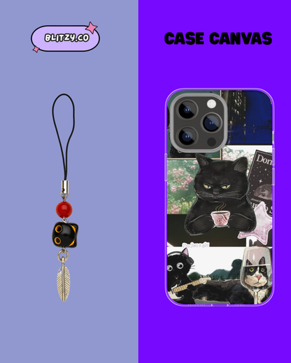 Meow Majesty Themed Phone Case & Charm