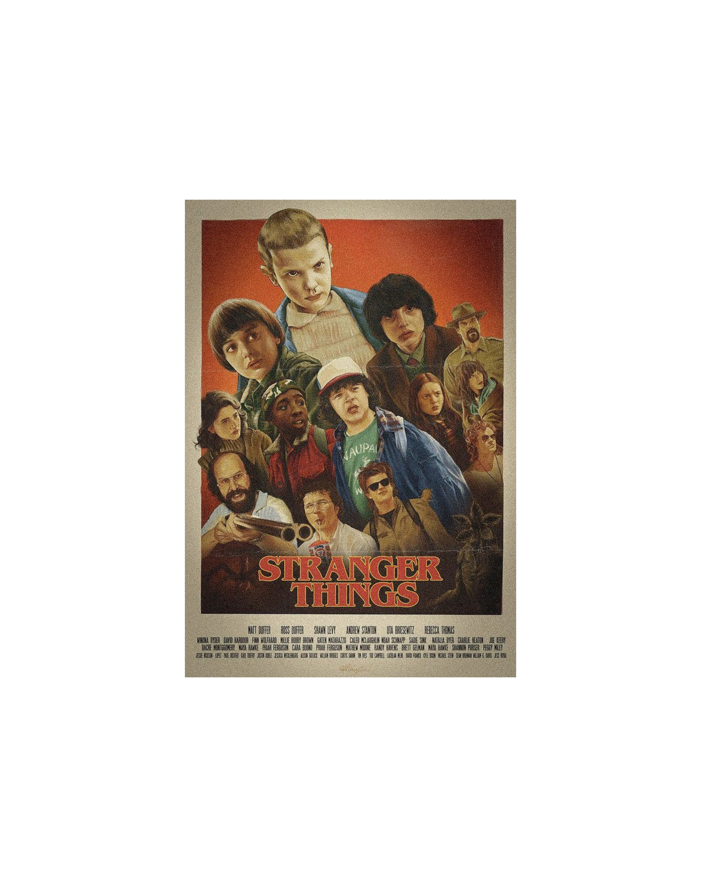 Stranger Things Themed Posters