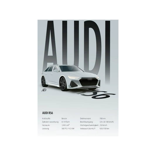Audi Themed Cars Posters