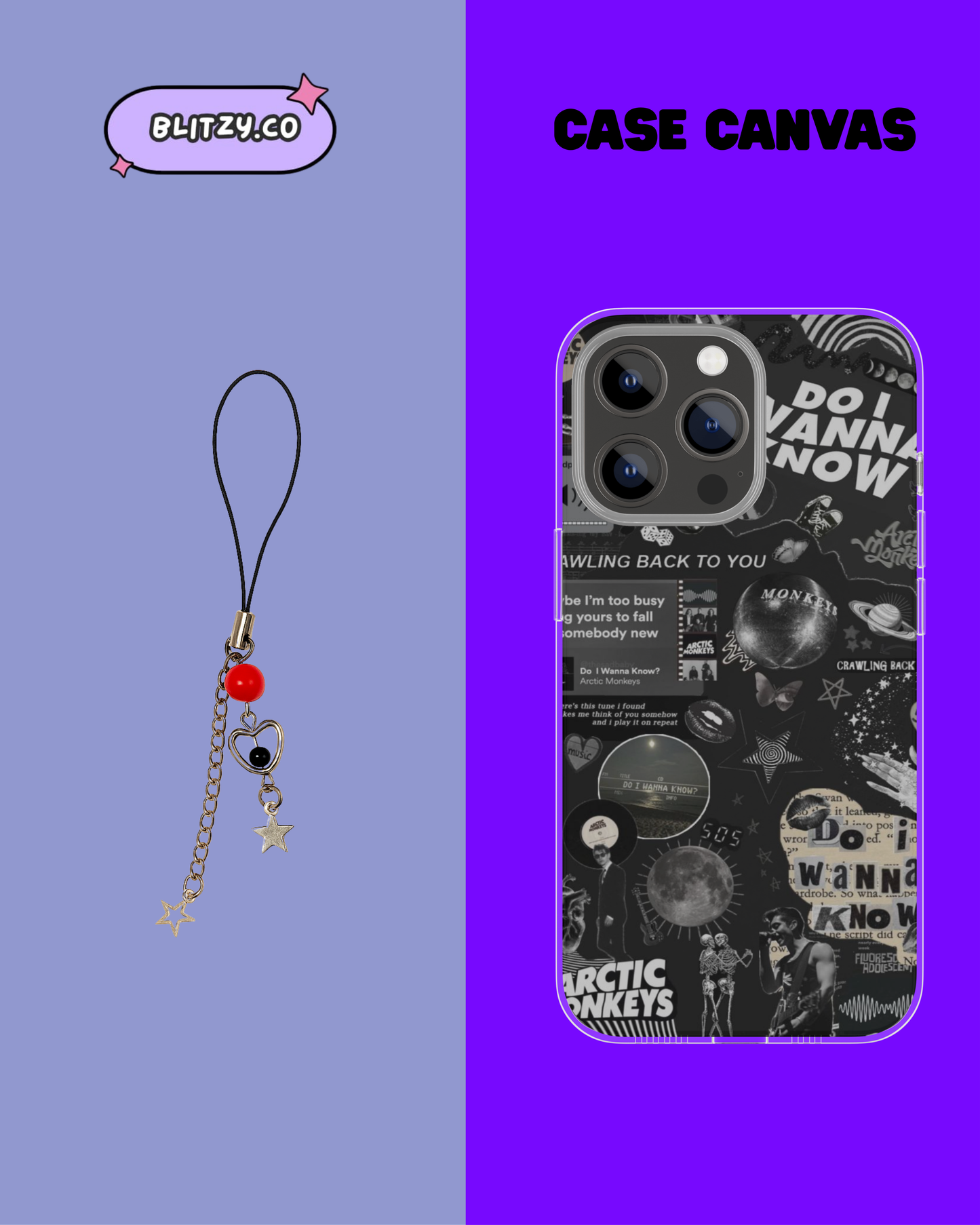 Star Girl Themed Phone Case & Charm